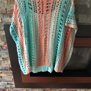 Colorful Crochet Knit Top